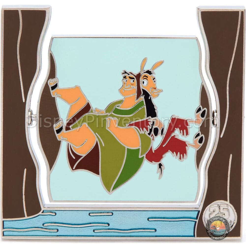 Kuzco and Pacha Spinner Pin - The Emperor's New Groove 25th Anniversary - Pin 48610