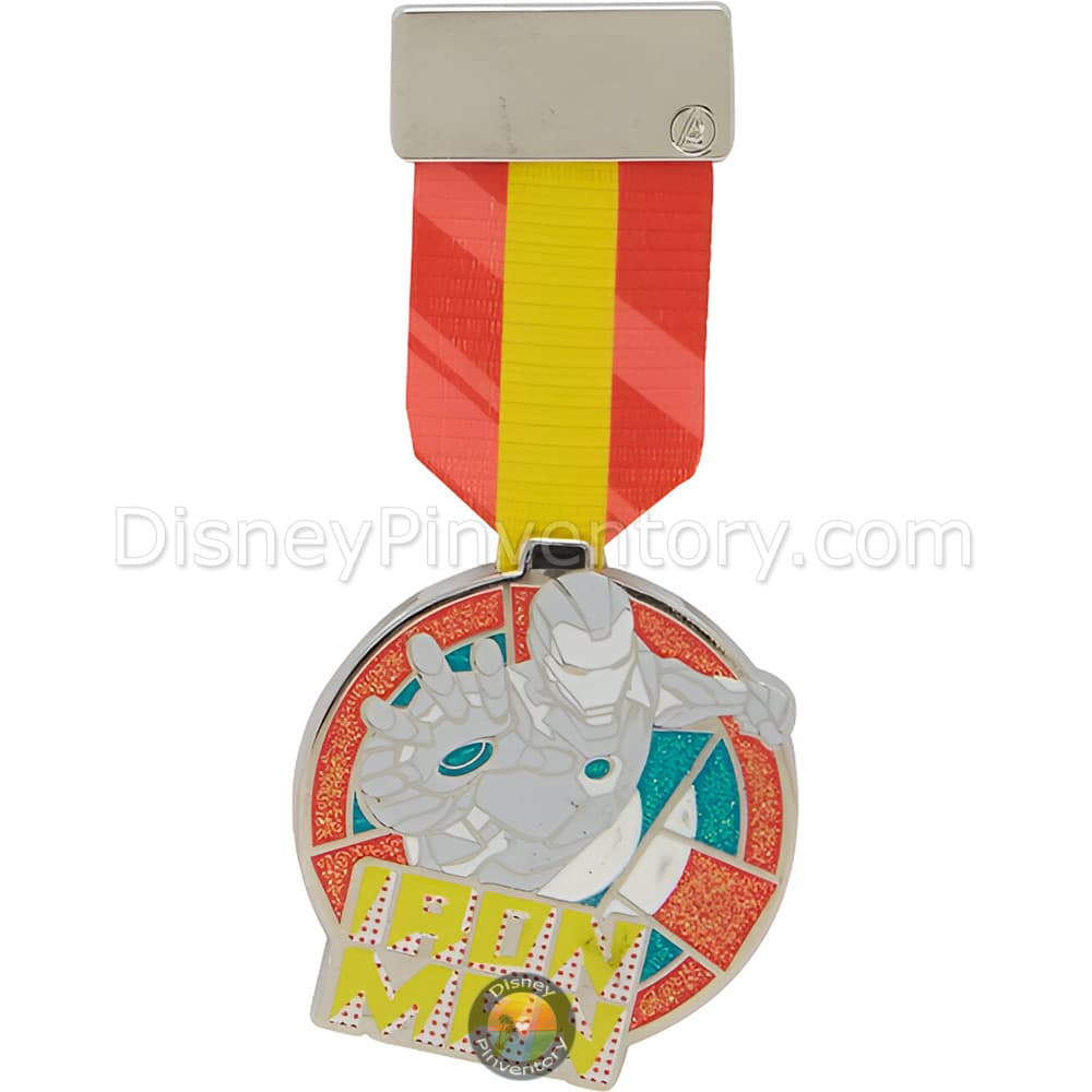 Marvel Heroes Medal Blind Box Pin Set - Iron Man Glitter Chaser - BoxLunch Exclusive - Pin 48647