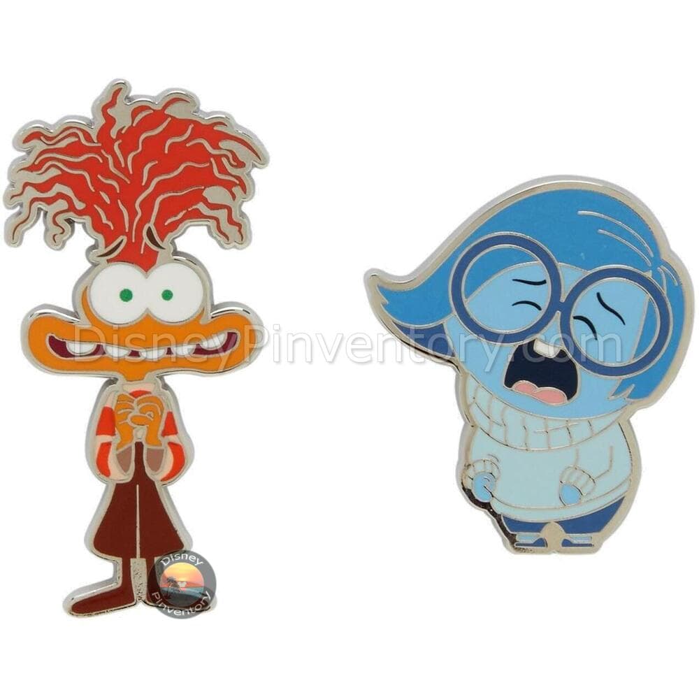 Disney Pixar Inside Out 2 Anxiety & Sadness Pin Set - Pin 48674