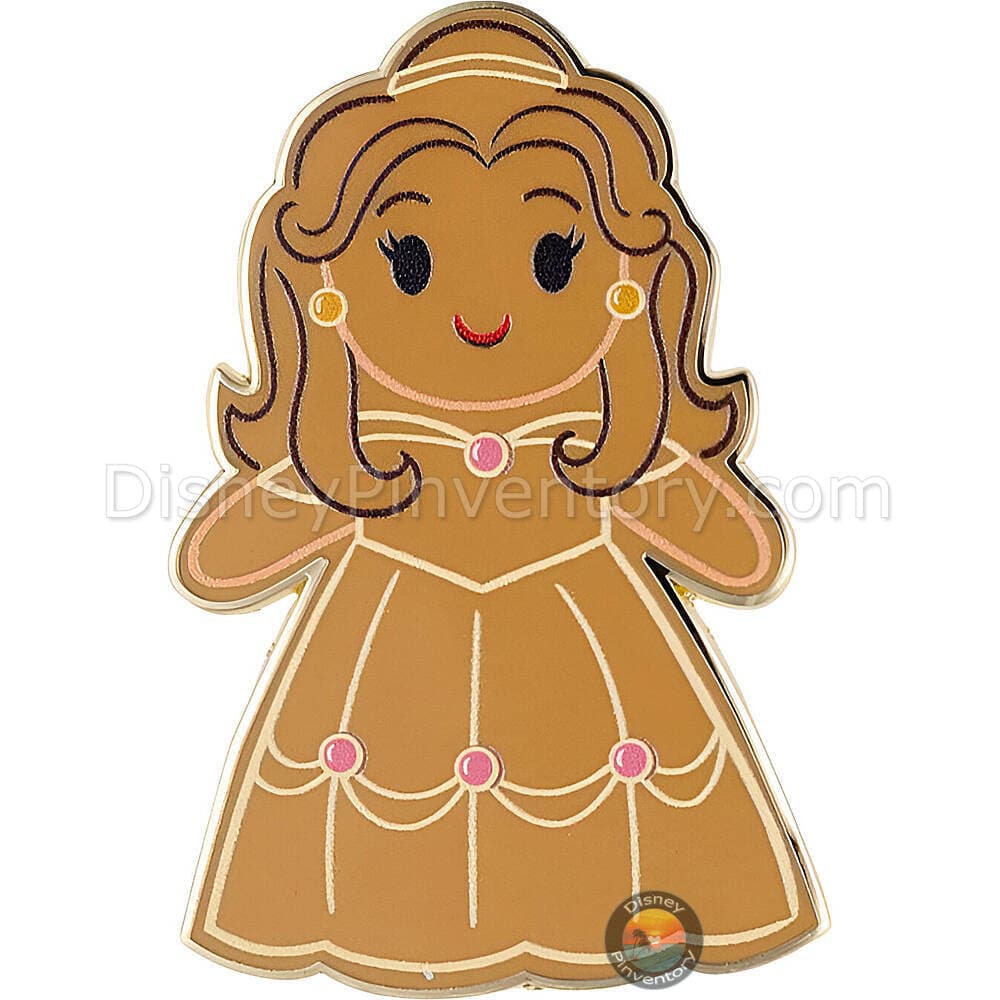 Disney Holidays Princess Gingerbread Mystery Pin Set - Belle - PALM Exclusive - Pin 48717