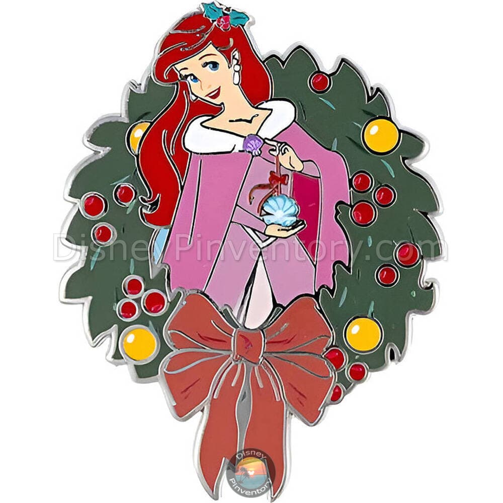 Disney Holidays Princess Wreaths Mystery Pin Set - Ariel Wreath - PALM Exclusive - Pin 48725