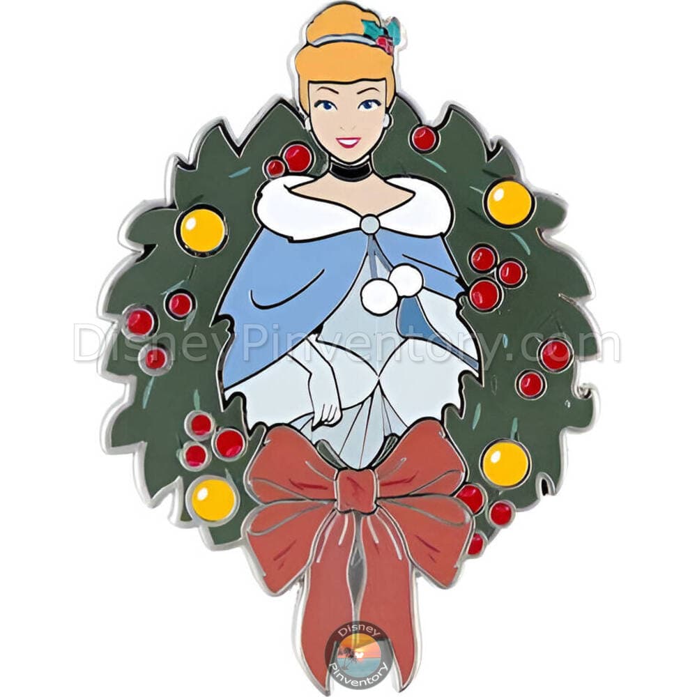 Disney Holidays Princess Wreaths Mystery Pin Set - Cinderella Wreath - PALM Exclusive - Pin 48728