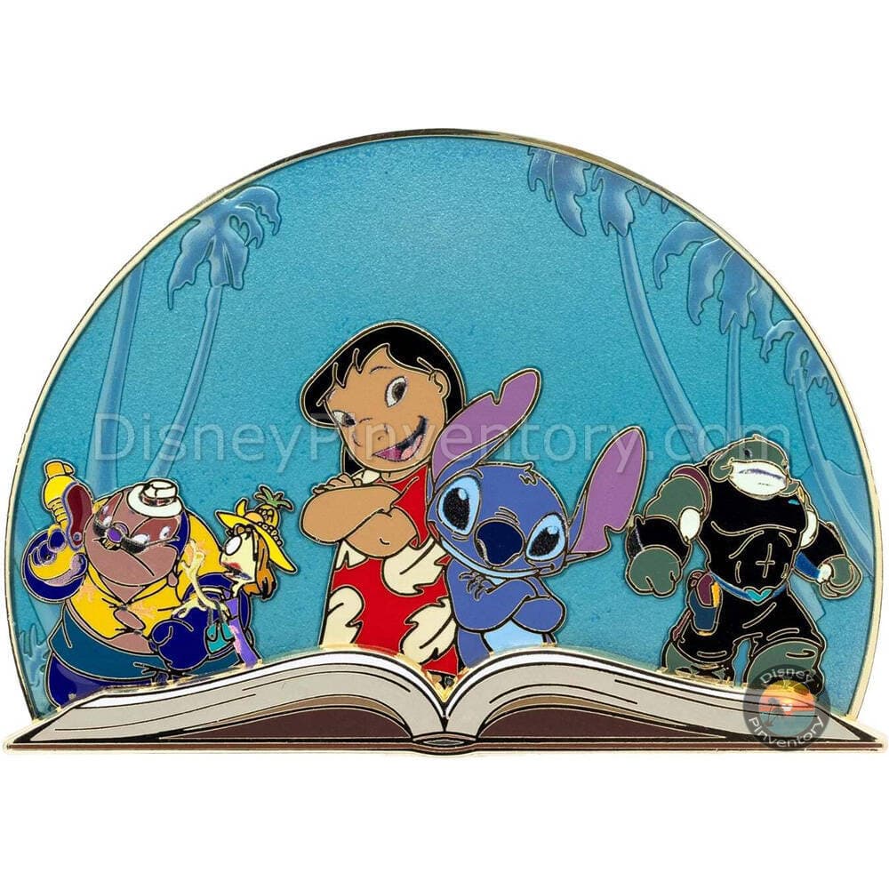 Disney Once Upon a Time Storybook Lilo & Stitch Jumbo Pin - PALM Exclusive - Pin 48840