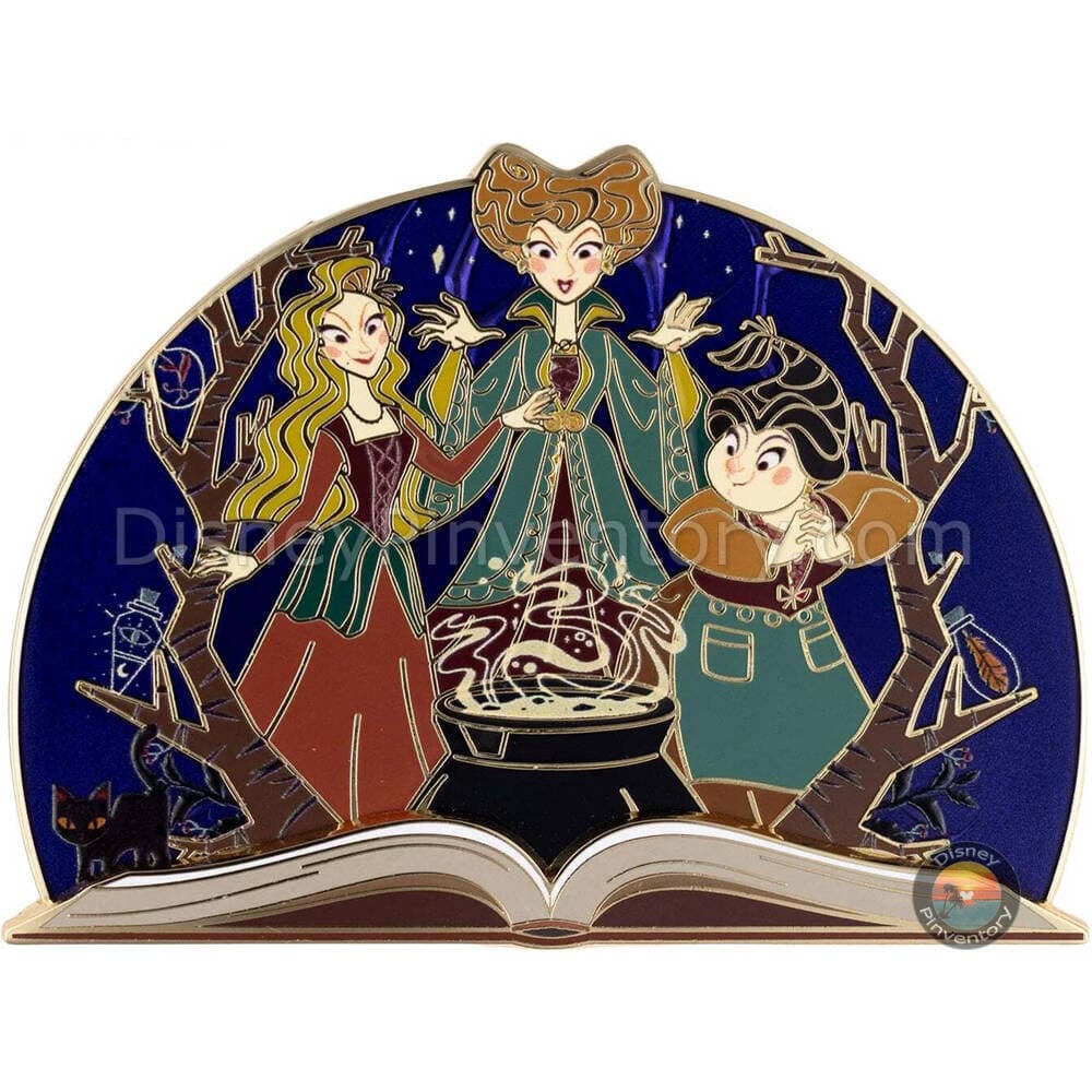 Disney Once Upon a Time Storybook Hocus Pocus Jumbo Pin Set - PALM Exclusive - Pin 48841