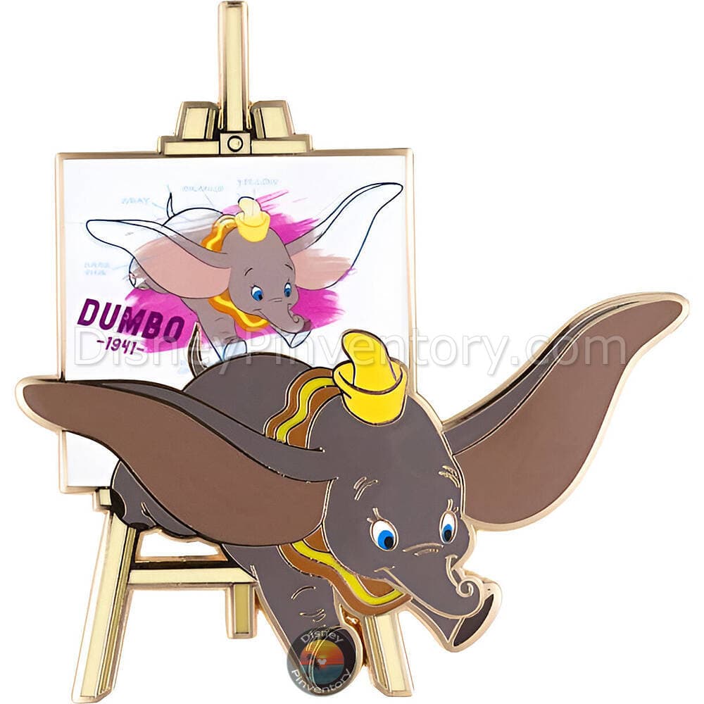 Disney Ink and Paint Off the Canvas Mystery Pin Set - Dumbo - PALM Exclusive - Pin 48845