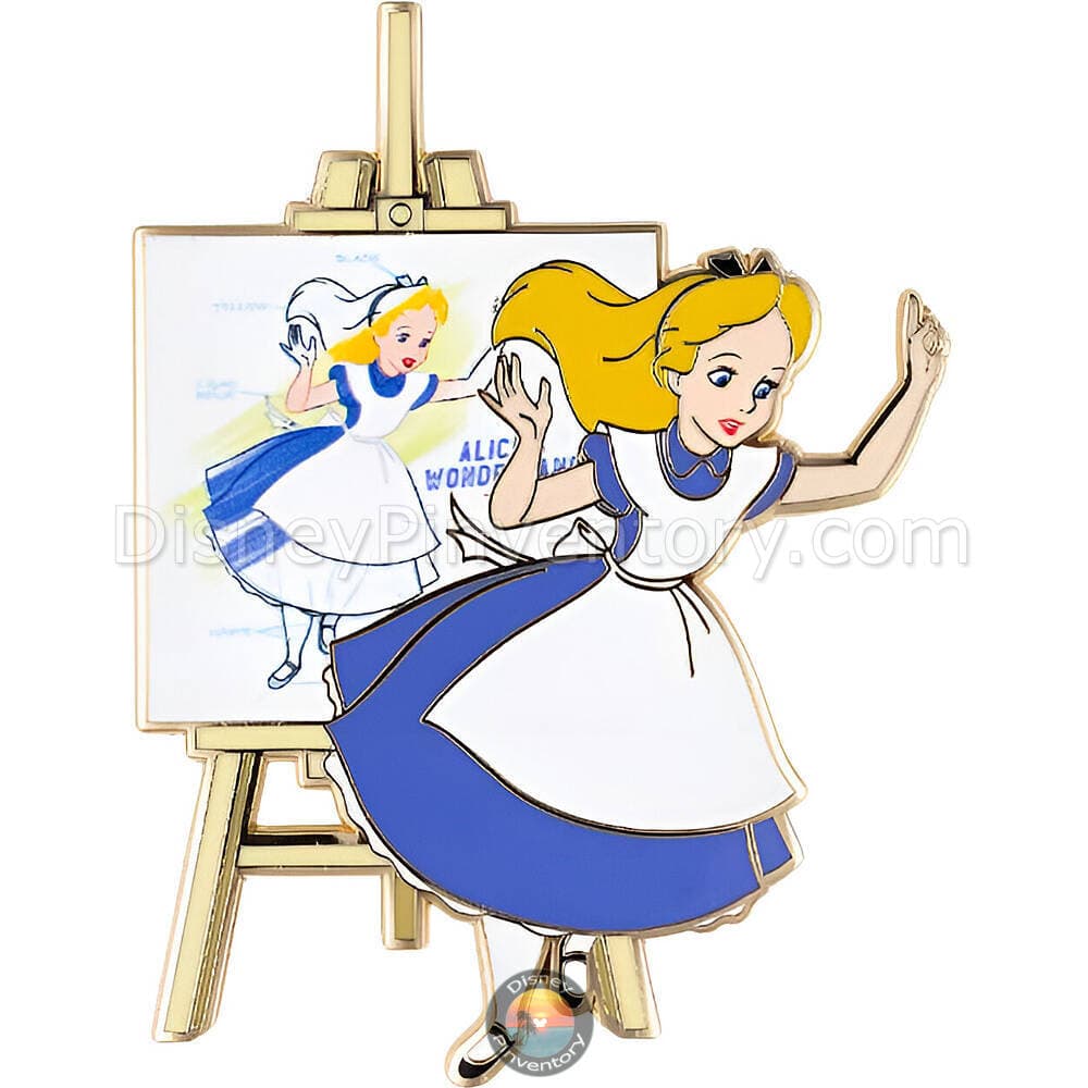Disney Ink and Paint Off the Canvas Mystery Pin Set - Alice - PALM Exclusive - Pin 48846