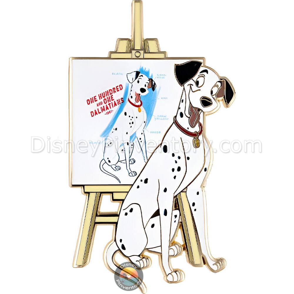 Disney Ink and Paint Off the Canvas Mystery Pin Set - Pongo - PALM Exclusive - Pin 48848