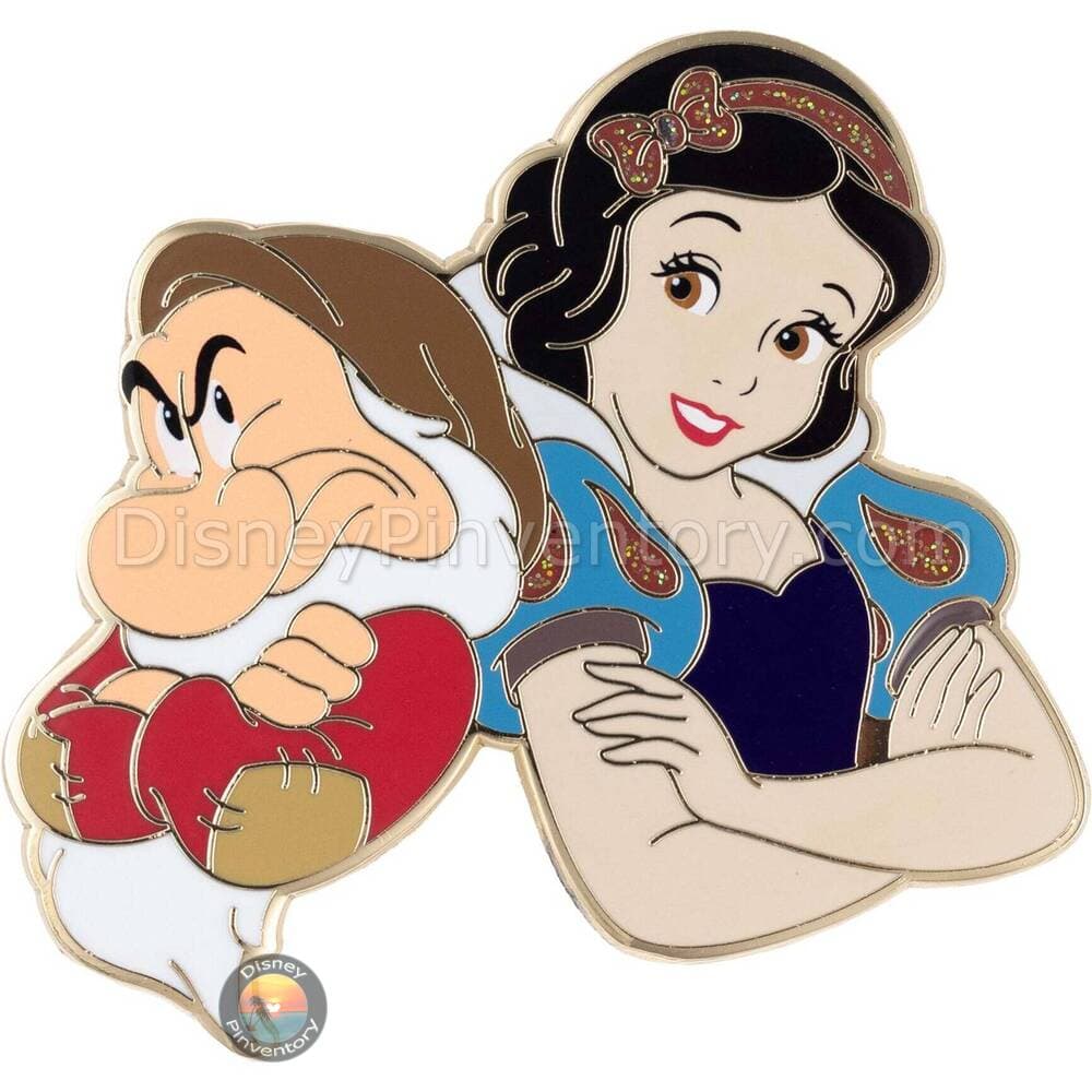 Disney Princess and Sidekicks Snow White with Grumpy Pin - PALM Exclusive - Pin 48857