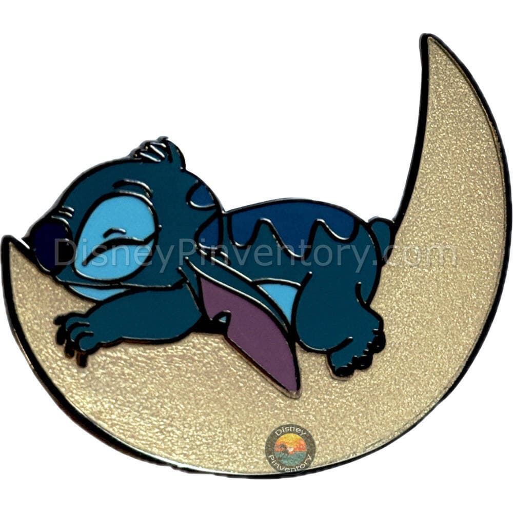 Stitch Sleeping on Moon Pin - Pin 48861
