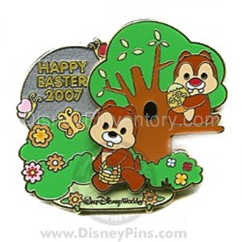 Easter Egg Hunt Collection 2007 - Chip and Dale Cute Characters - Pin 4887
