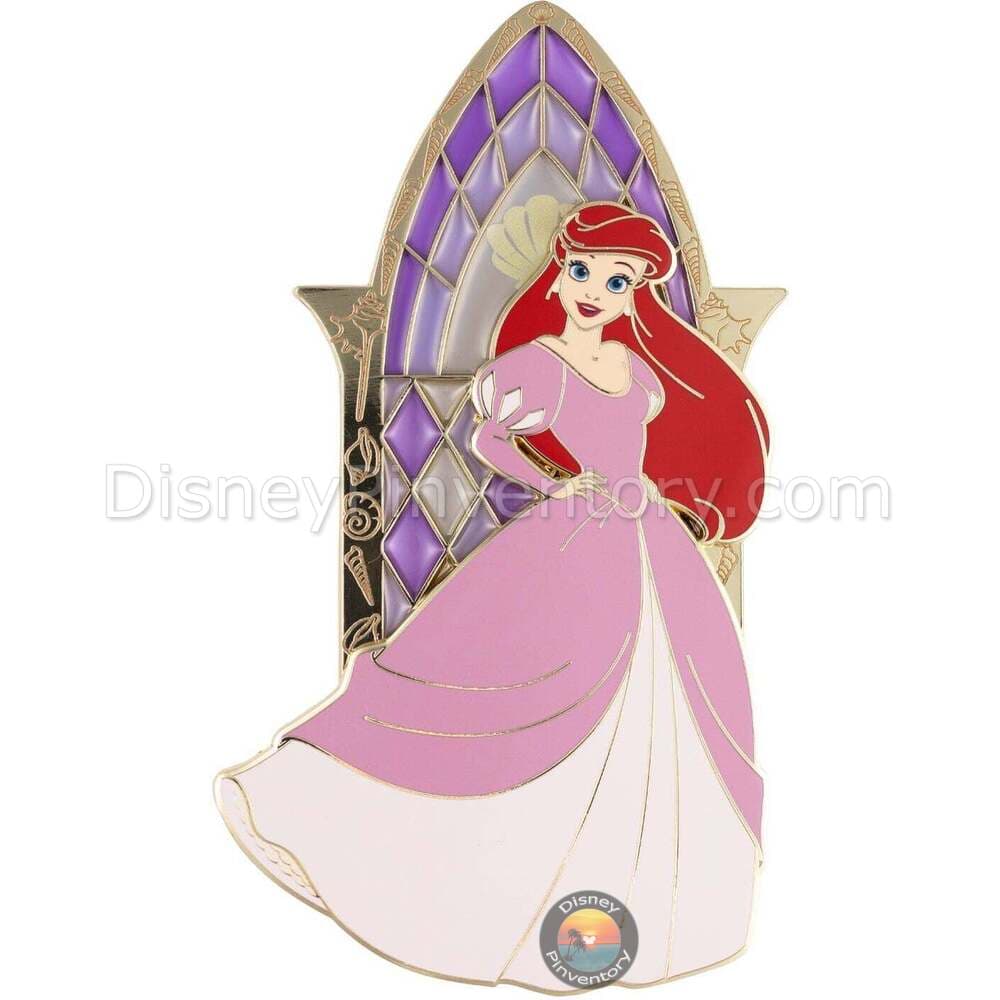Disney Princess Stained Glass Windows Ariel Jumbo Pin - PALM Exclusive - Pin 48889