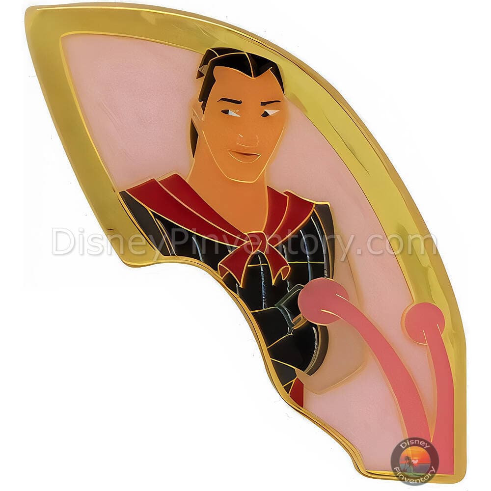 Loungefly Disney Mulan Characters Flower Puzzle Blind Box Pin Set - Li Shang - BoxLunch Exclusive - Pin 48893