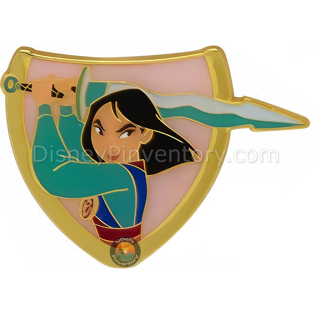 Loungefly Disney Mulan Characters Flower Puzzle Blind Box Pin Set - Mulan - BoxLunch Exclusive - Pin 48897