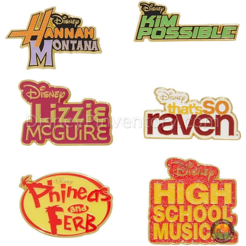 Loungefly Disney Channel Logos Blind Box Pin Set - BoxLunch Exclusive - Pin 48905