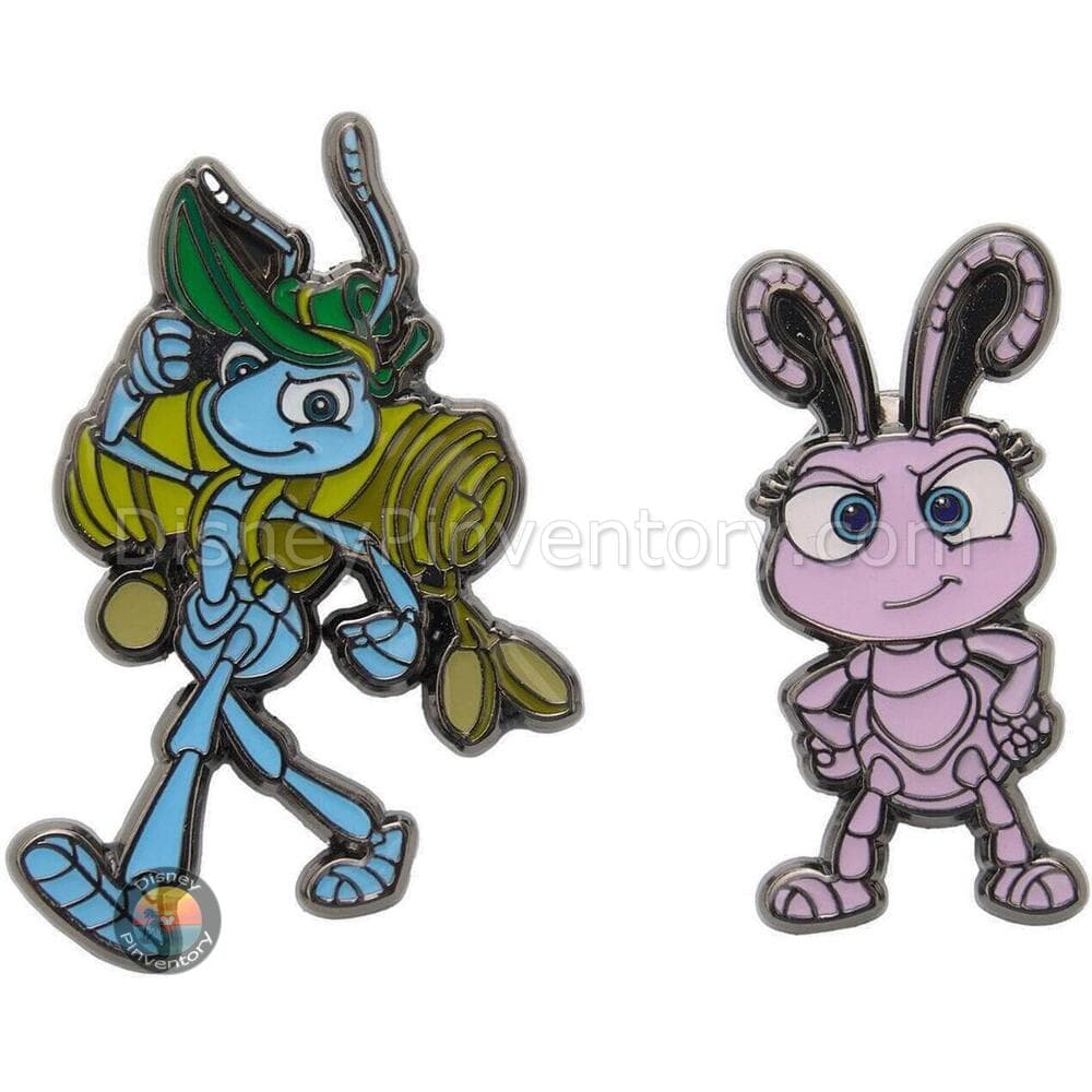 Loungefly Disney Pixar A Bug's Life Flik & Dot Pin Set - Pin 49041