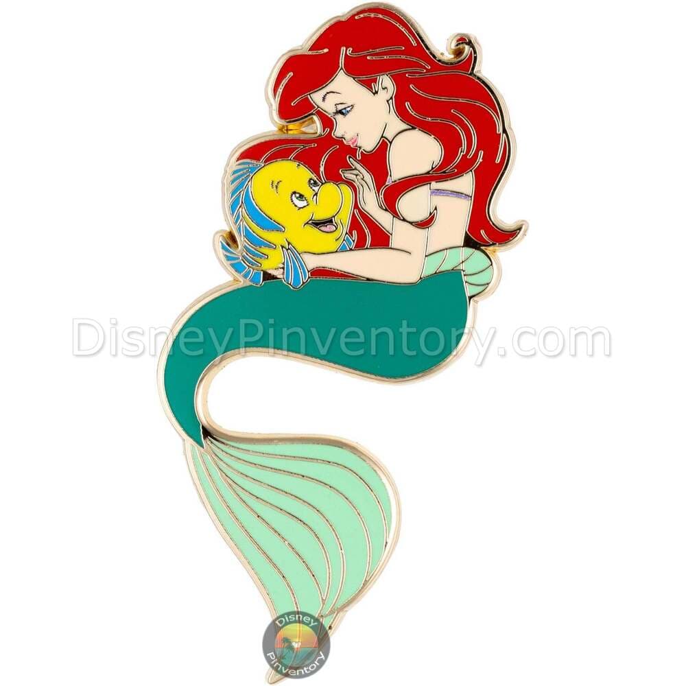 Disney The Little Mermaid Ariel and Flounder Pin - PALM Exclusive - Pin 49044