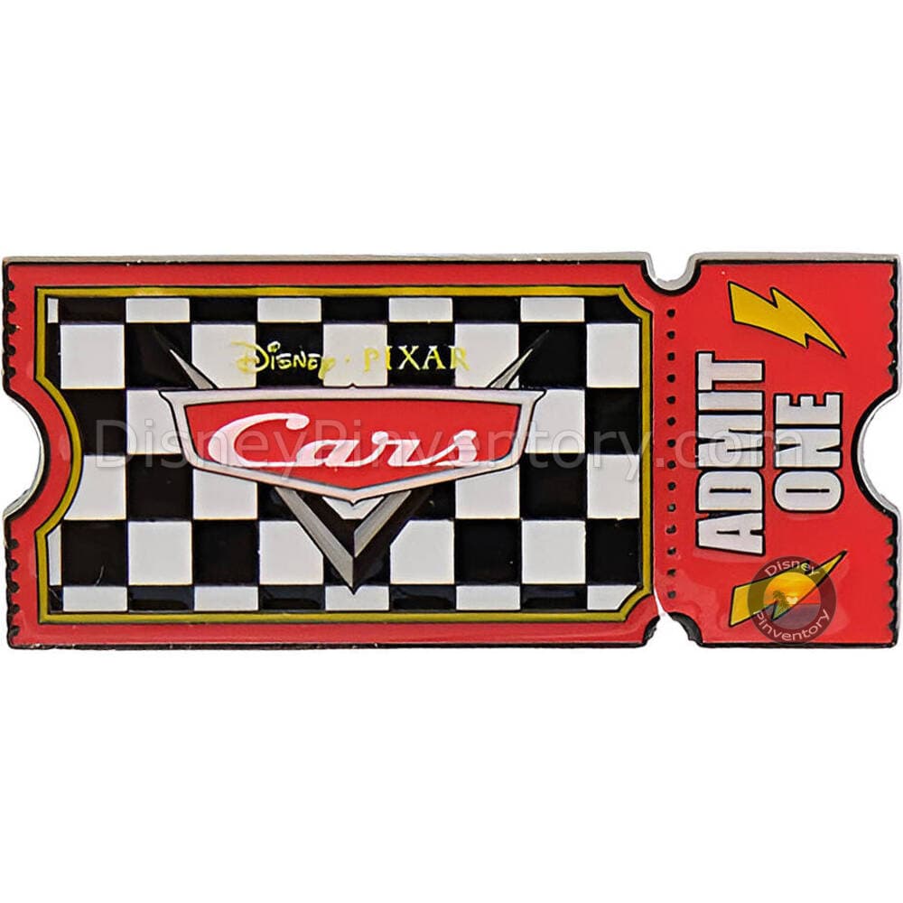 Loungefly Disney Pixar Movie Ticket Blind Box Pin Set - Cars - Pin 49068