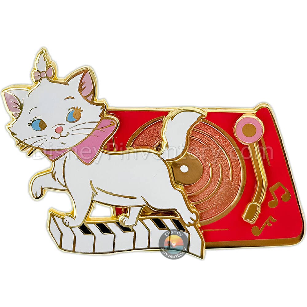 Disney Vinyl Record Player Series Pin - Marie - Pin 49084