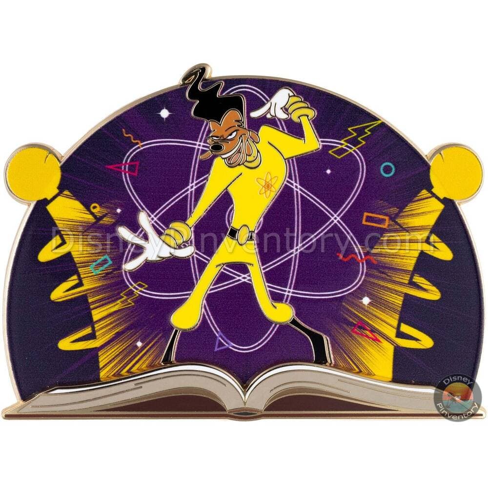 Disney Once Upon a Time Storybook A Goofy Movie Powerline Concert Jumbo Pin - PALM Exclusive - Pin 49086