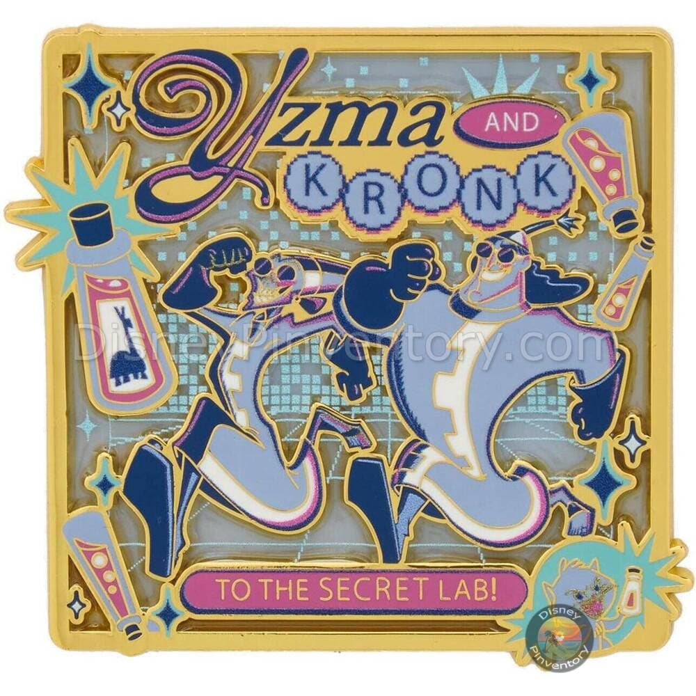 Disney The Emperor's New Groove Yzma & Kronk Stained Glass Pin - BoxLunch Exclusive - Pin 49150