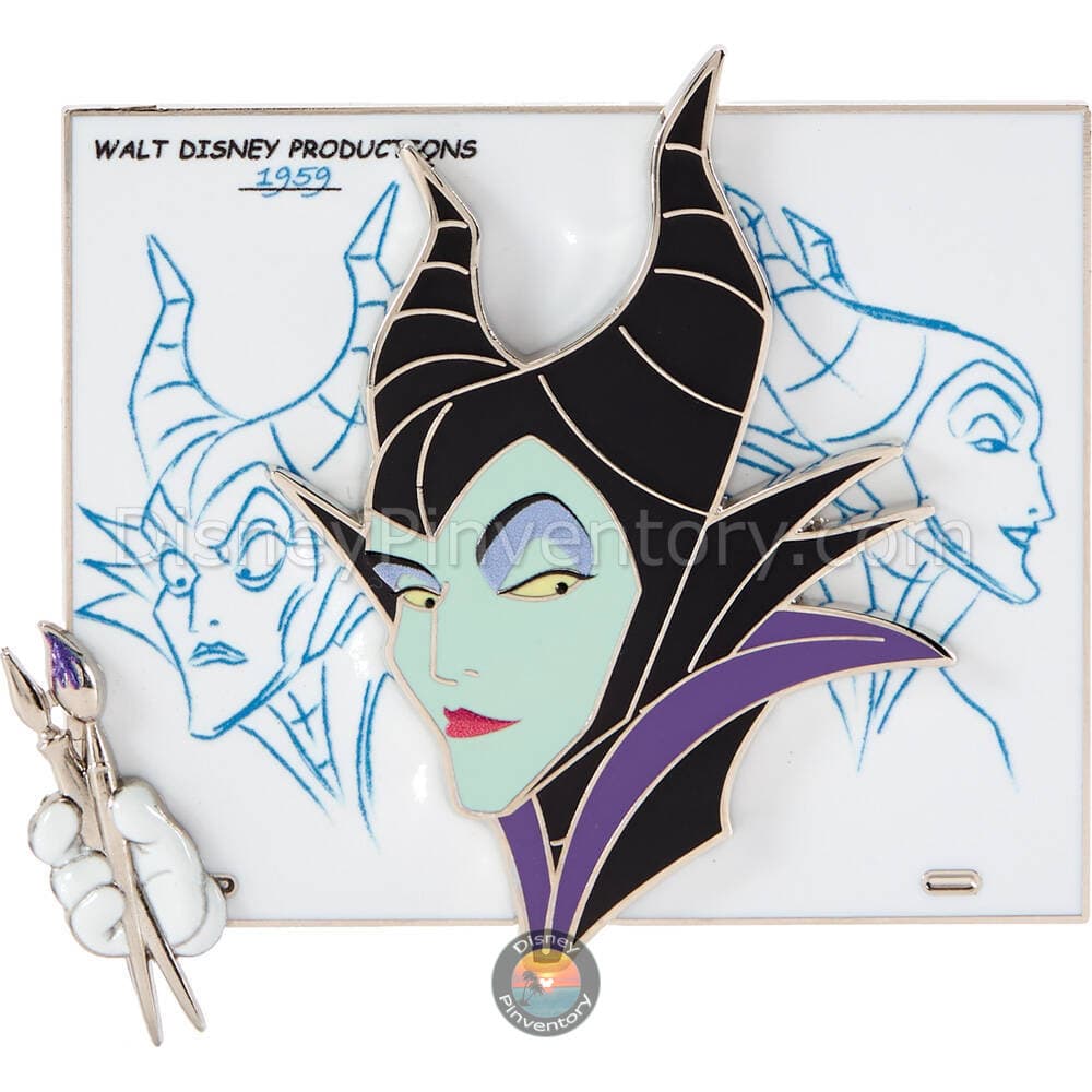 Brush of Magic Maleficent Pin - Sleeping Beauty - Pin 49152