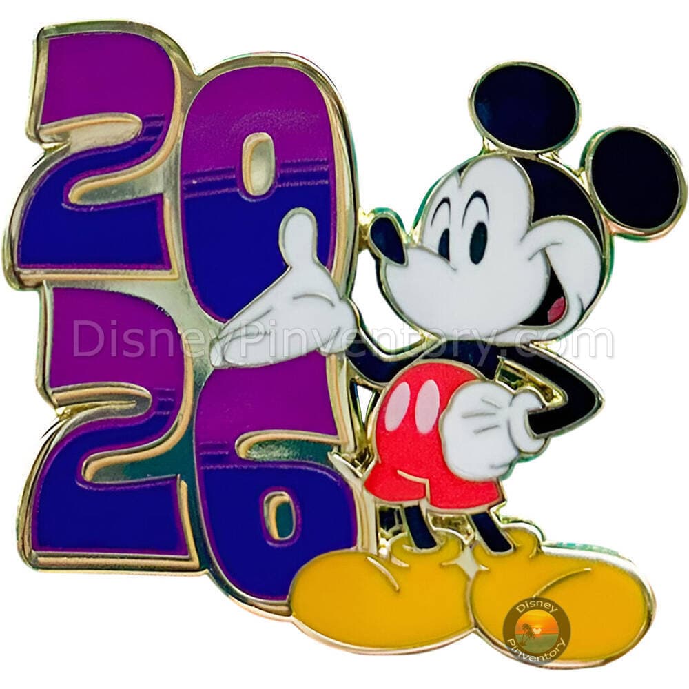 Disneyland Paris Mickey Mouse 2026 Pin - Pin 49157