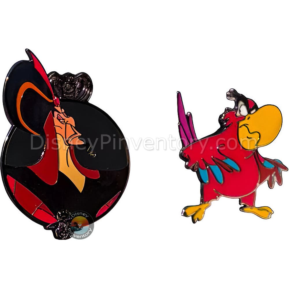 Jafar & Iago Pin Set - Disneyland Paris - Pin 49163