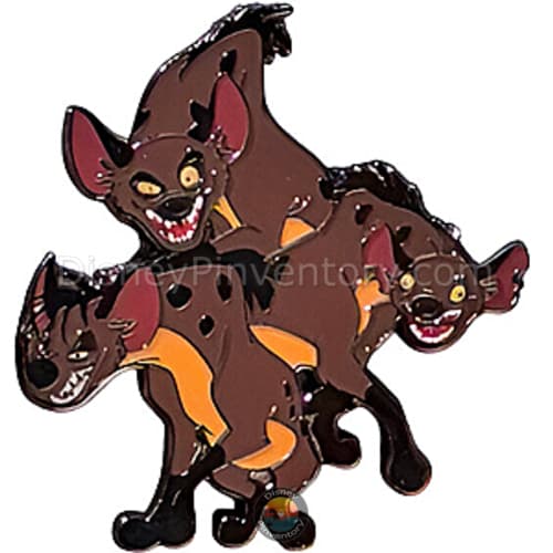 Scar, Shenzi, Banzai & Ed Pin Set - Shenzi, Banzai & Ed Only - Disneyland Paris - Pin 49171