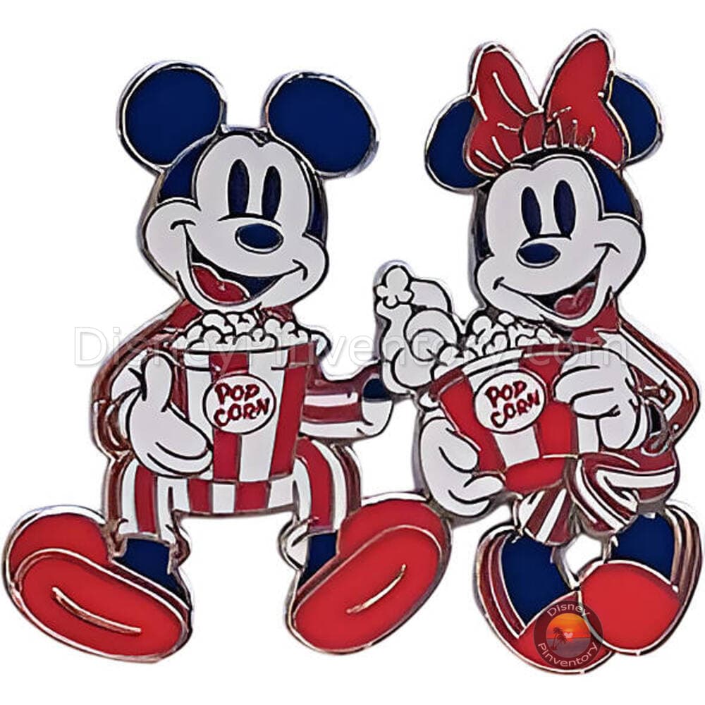Pajama Party Mickey & Minnie Mouse Pin - Disneyland Paris - Pin 49180