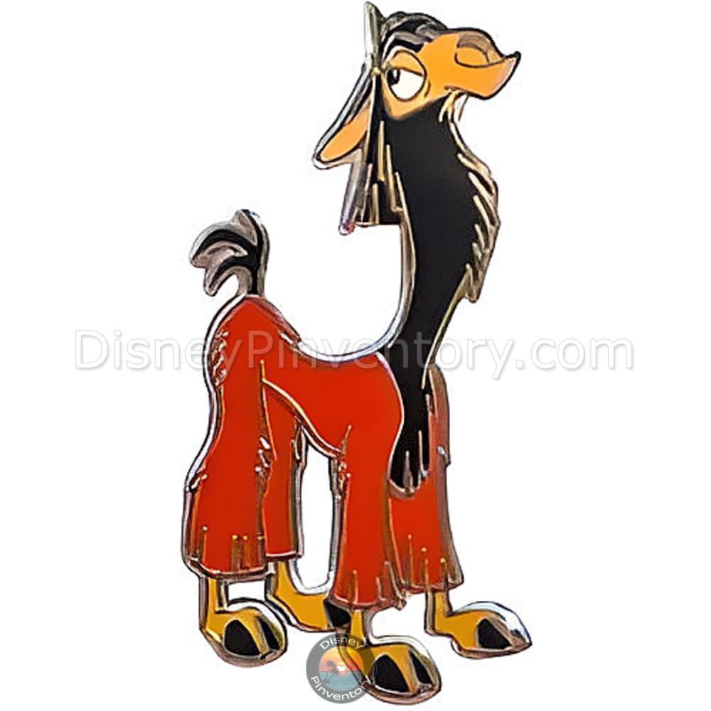 Emperor's New Groove Kuzco Booster Pin Set - Kuzco as Llama - Disneyland Paris - Pin 49187