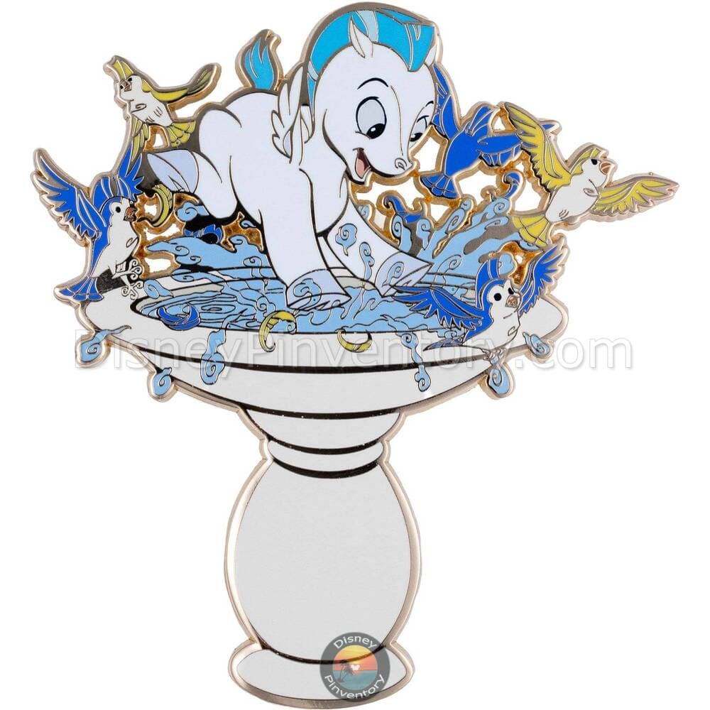 Disney Hercules Baby Pegasus with Birdbath Jumbo Pin - PALM Exclusive - Pin 49251