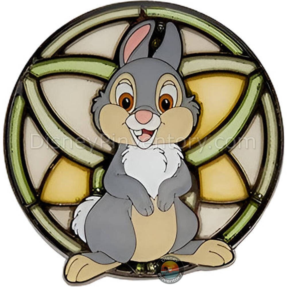 Loungefly Disney Animals Stained Glass Blind Box Pin Set - Thumper - Pin 49258