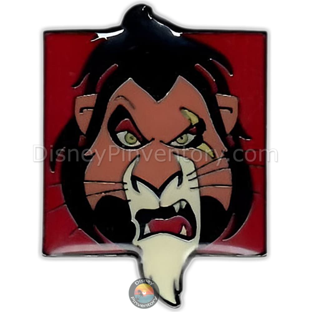 GoPinPro - Scar - Disney Villains Set - Mystery Park Trader Pack Series - The Lion King - Pin 49285