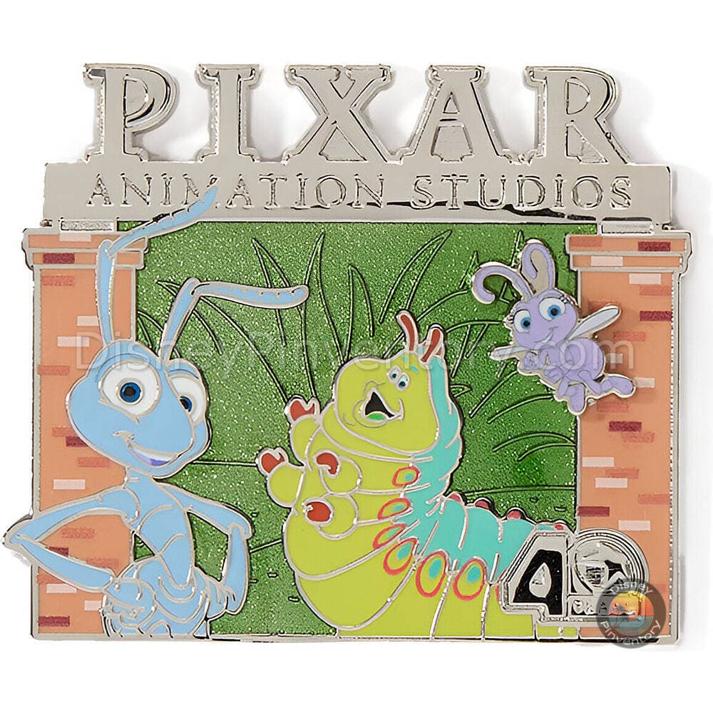 Pixar Animation Studios 40 Years Pin Set 1 - Flik, Heimlich & Dot - Pin 49307