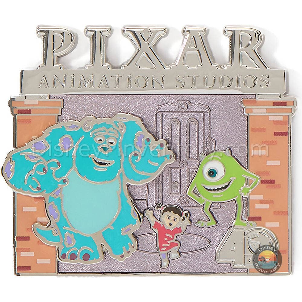 Pixar Animation Studios 40 Years Pin Set 1 - Sulley, Mike Wazowski & Boo - Pin 49309