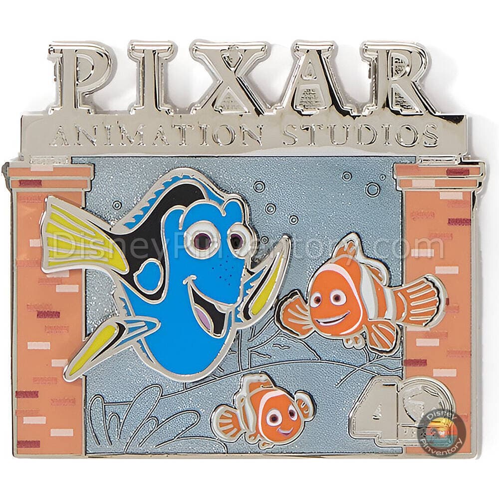 Pixar Animation Studios 40 Years Pin Set 1 - Nemo, Dory & Marlin - Pin 49310