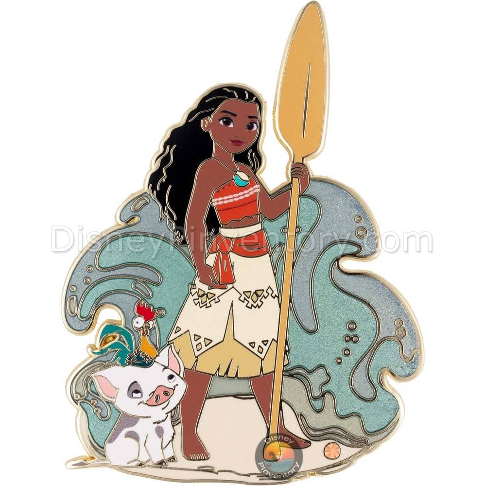 Disney Moana Magic of the Sea Pua and Hei Hei Jumbo Pin - PALM Exclusive - Pin 49365