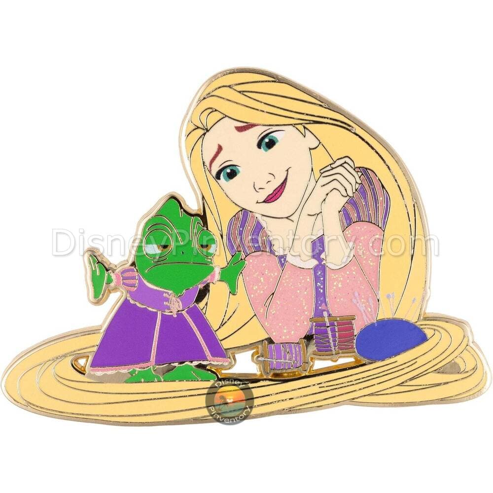 Disney Tangled Rapunzel Dressing up Pascal Pin - PALM Exclusive - Pin 49366