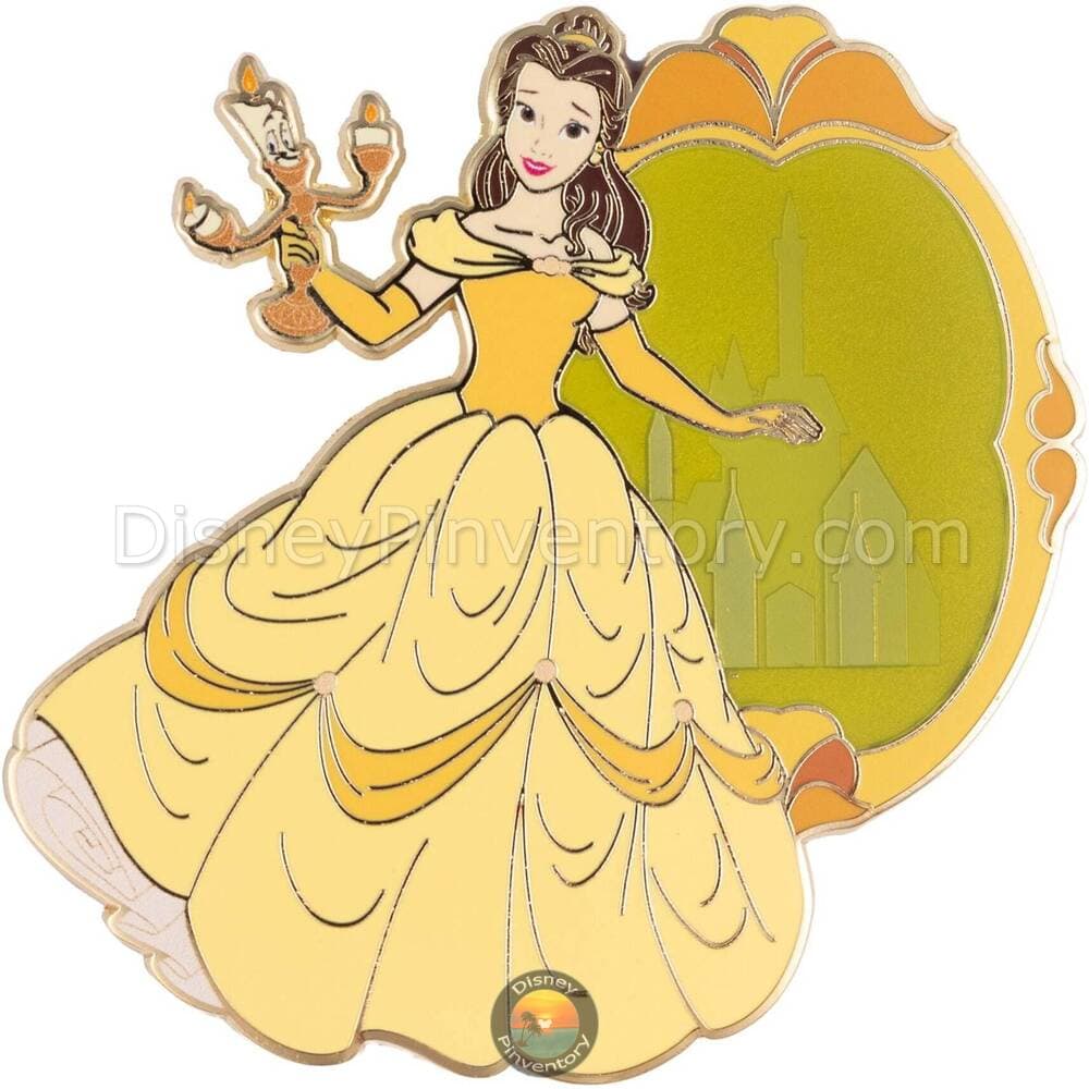Disney Beauty and the Beast Castle Cameo Mini Jumbo Pin - PALM Exclusive - Pin 49368