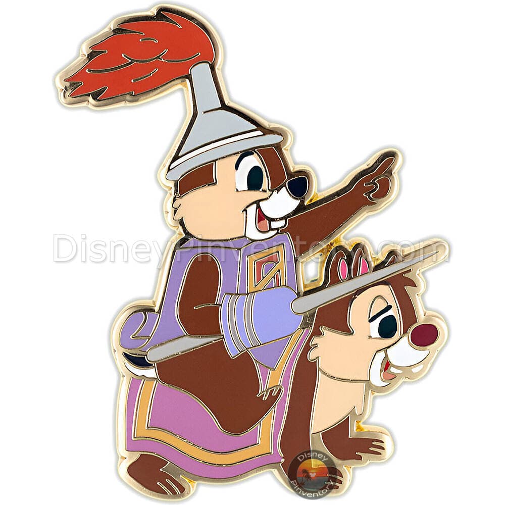 Disney Mickey Mouse and Friends Knight Chip and Dale Jousting Pin - PALM Exclusive - Pin 49428