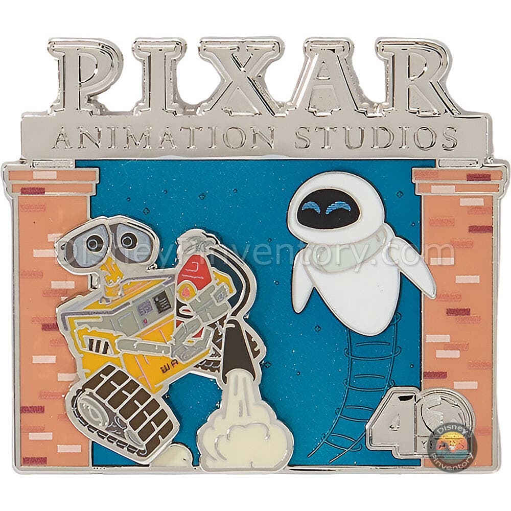 Pixar Animation Studios 40 Years Pin Set 2 - WALL-E and E.V.E. - WALL-E (2008) - Pin 49444