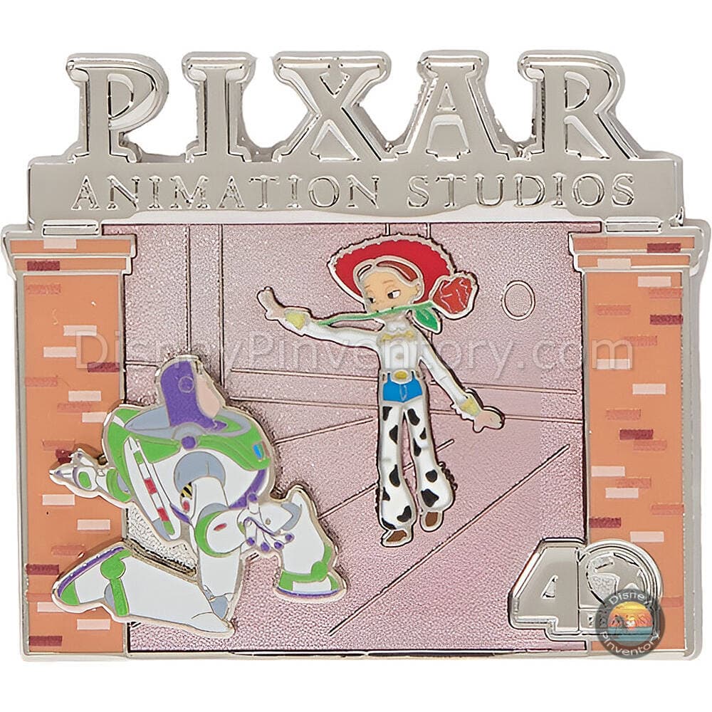 Pixar Animation Studios 40 Years Pin Set 2 - Buzz Lightyear and Jessie - Toy Story 3 (2010) - Pin 49446