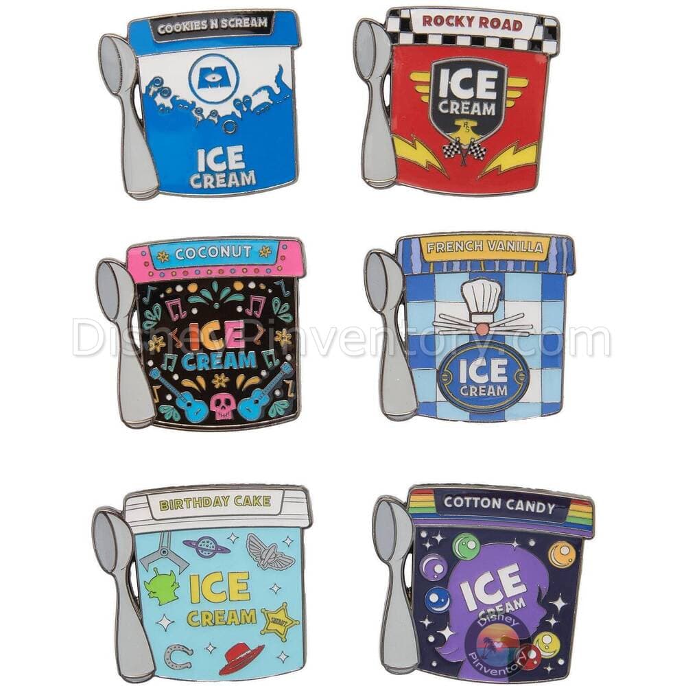 Loungefly Disney Pixar Ice Cream Blind Box Pin Set - Pin 49469