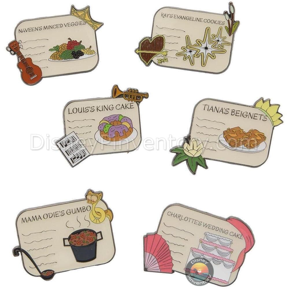Loungefly Disney The Princess And The Frog Recipe Blind Box Pin Set - Pin 49476