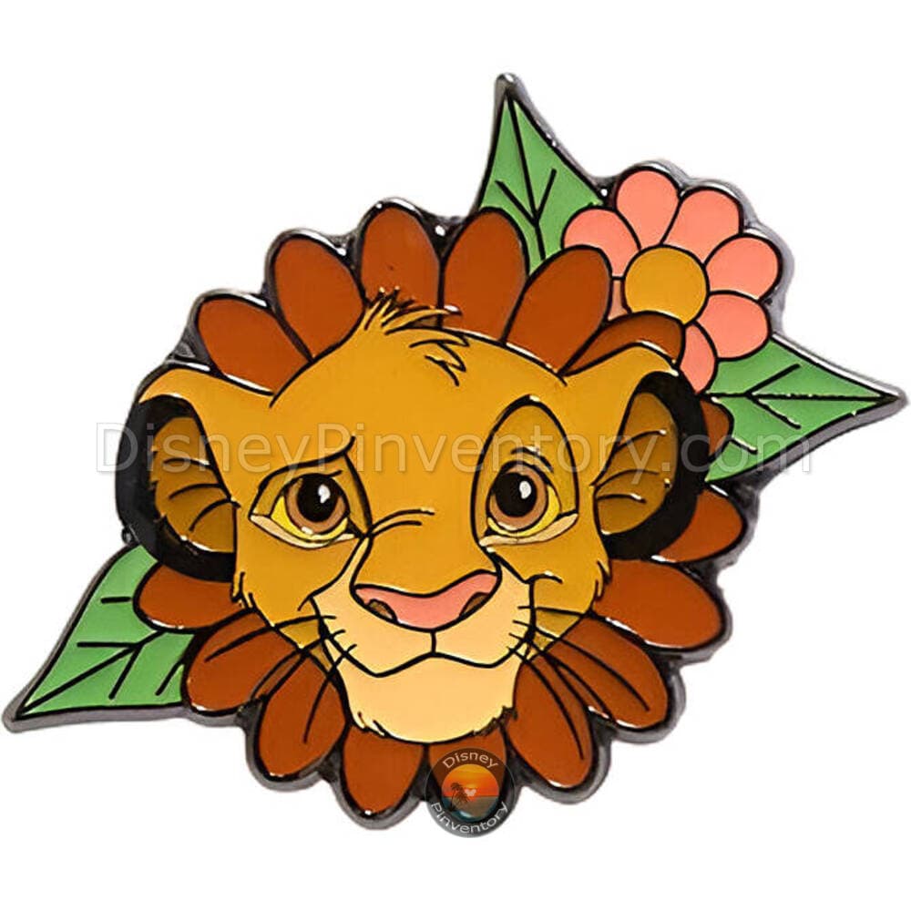 Loungefly Disney Animal Floral Blind Box Pin Set - Simba - Pin 49512