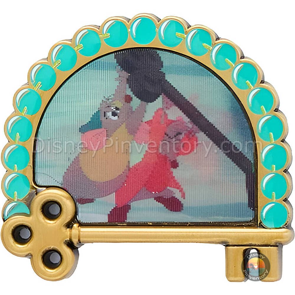 Loungefly Disney Cinderella Lenticular Frame Blind Box Pin Set - Jaq & Gus with Key - BoxLunch Exclusive - Pin 49593