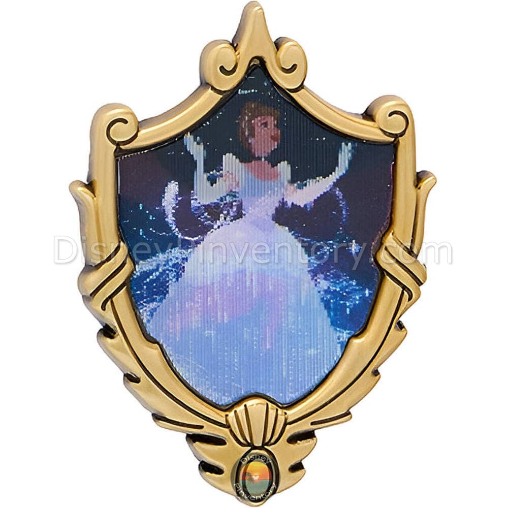 Loungefly Disney Cinderella Lenticular Frame Blind Box Pin Set - Cinderella Transformation & Glass Slipper - BoxLunch Exclusive - Pin 49596