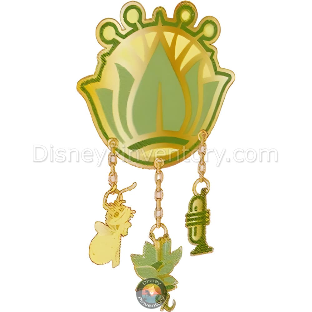 Disney Princess Stained Glass Dangling Charms Blind Box Pin Set - Tiana - BoxLunch Exclusive - Pin 49602