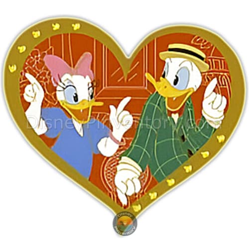 Valentine's Day 2026 Pin - Daisy & Donald Duck - Walt Disney Imagineering - Pin 49631
