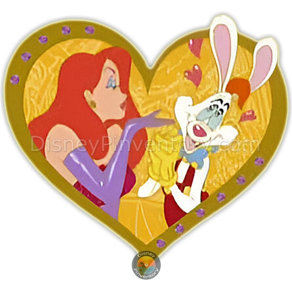 Valentine's Day 2026 Pin - Jessica & Roger Rabbit - Walt Disney Imagineering - Pin 49632